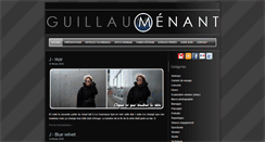 Desktop Screenshot of guillaumemenant.fr